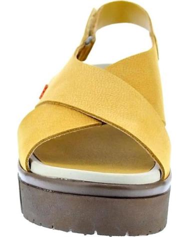 ART COMPANY SANDALIAS BRIGHTON CON PLATAFORMA DENTADA AMARILLO