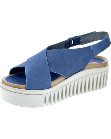 ART COMPANY SANDALIAS ART COMPANY BRIGHTON CON PLATAFORMA AZUL