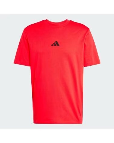 ADIDAS CAMISETA DE MANGA CORTA JF1095 EN ROJO PARA HOMBRE NEGRO