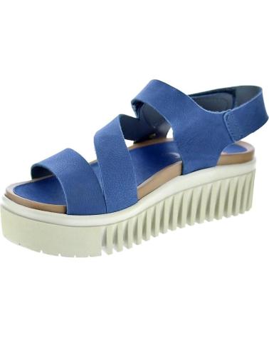 ART COMPANY SANDALIAS BRIGHTON CON SUELA DENTADA AZUL
