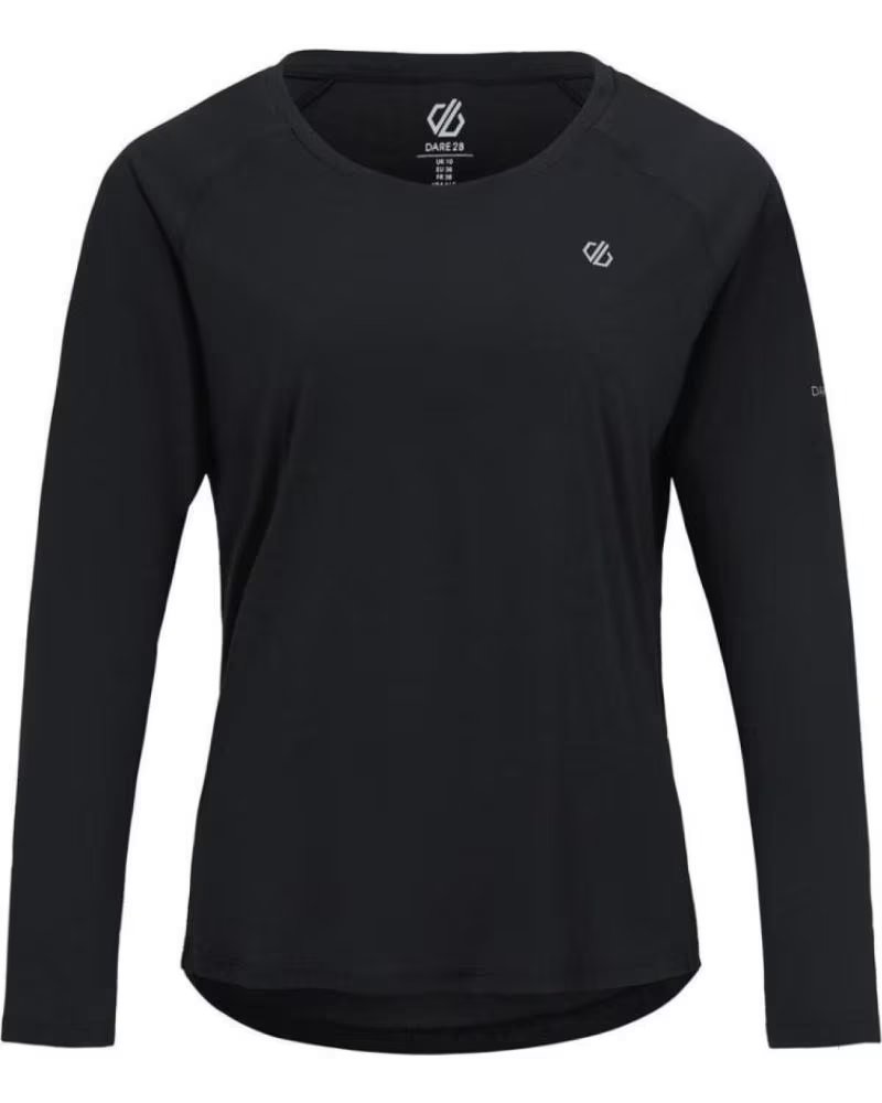REGATTA CAMISETA NIMBLE SLEVE MANGA LARGA DWT803-800 NEGRO