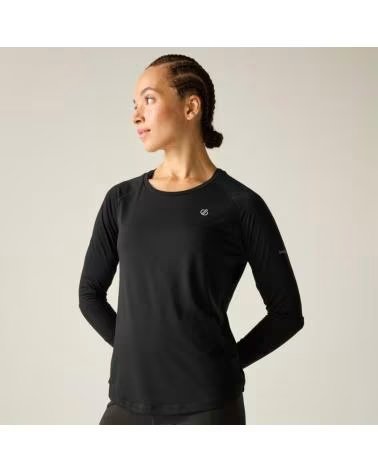 REGATTA CAMISETA NIMBLE SLEVE MANGA LARGA DWT803-800 NEGRO