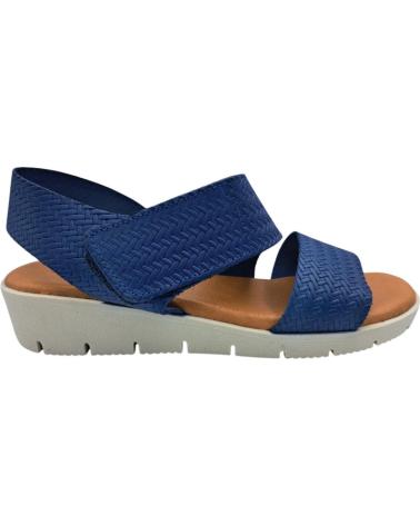 CALZADOMANIA SANDALIA PIEL CUNA AZUL