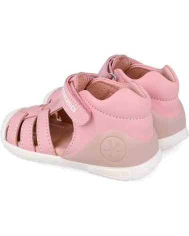 BIOMECANICS SANDALIAS NINO MODELO 262115B COLOR  ROSA