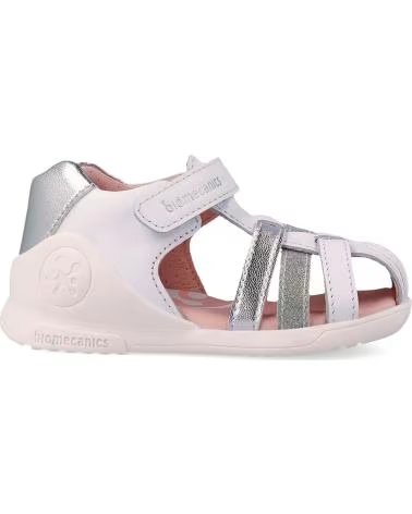BIOMECANICS SANDALIAS NINA MODELO 262150B COLOR BLANCO BLCPLT