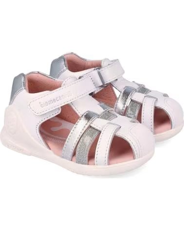 BIOMECANICS SANDALIAS NINA MODELO 262150B COLOR BLANCO BLCPLT