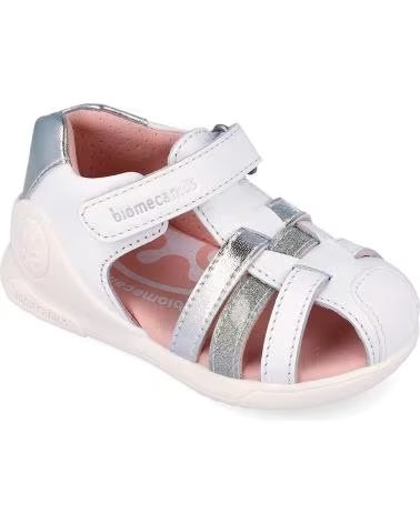 BIOMECANICS SANDALIAS NINA MODELO 262150B COLOR BLANCO BLCPLT