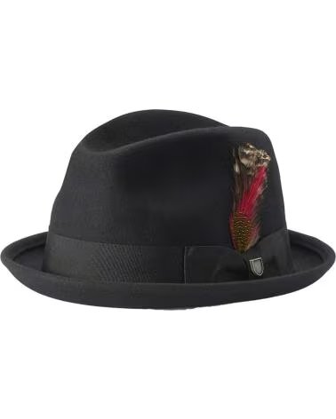 CHAPEAU FEDORA BRIXTON GAIN À BORD COURT
