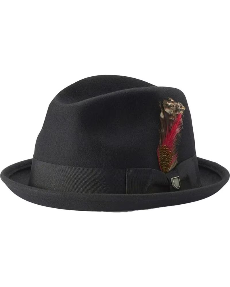CAPPELLO FEDORA BRIXTON GAIN A TESA CORTA