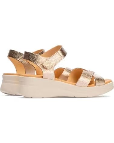 PITILLOS SANDALIAS PLANAS DE MUJER 11292 ORO ORO-PLATINO