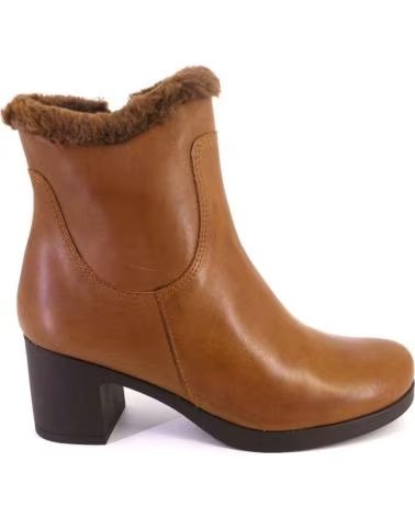 PITILLOS STIVALETTI 30105 IN PELLE CON DETTAGLIO IN PELLICCIA CUERO