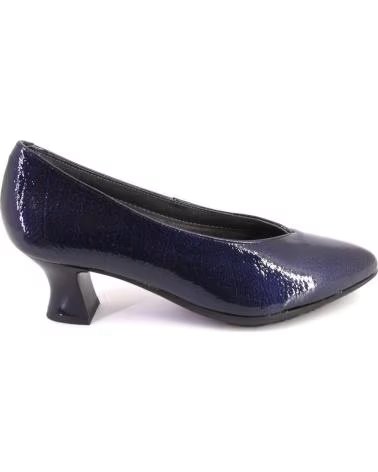 PITILLOS DÉCOLLETÉ CON TACCO COMODO 10855 AZUL MARINO