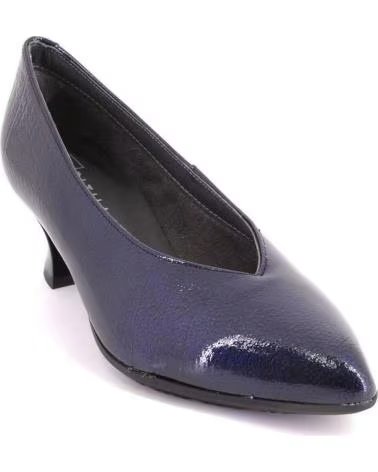 PITILLOS DÉCOLLETÉ CON TACCO COMODO 10855 AZUL MARINO
