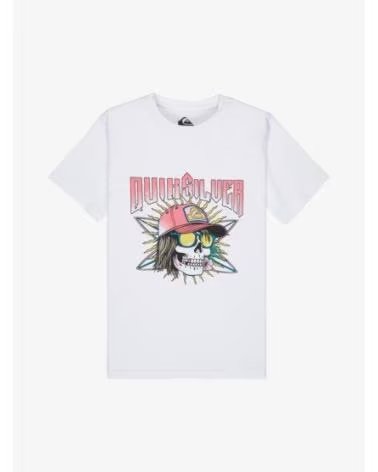 QUICKSILVER CAMISETA DE MANGA CORTA QUIKSILVER WHITE SOUND ON SS EN PARA NINOS BLANCO