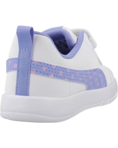 PUMA SNEAKER COURTFLEX V3 DOTTY V WHITE-IN WHITE