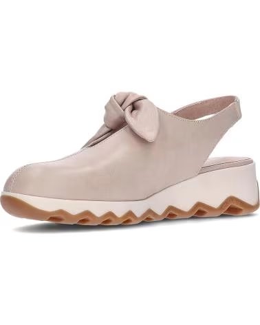 WONDERS SIMON SANDALO SLINGBACK CON FIOCCO BEIGE