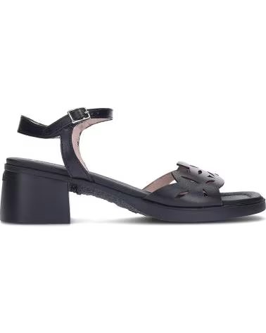 WONDERS SANDALIAS MUJER MODELO D2301 COLOR  NEGRO