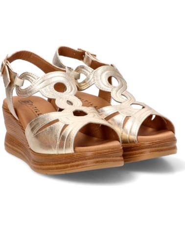PITILLOS SANDALIAS CUNA-TACON 11050 EN COLOR PARA MUJER ORO
