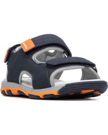 XTI SANDALIA VELCROS AZUL