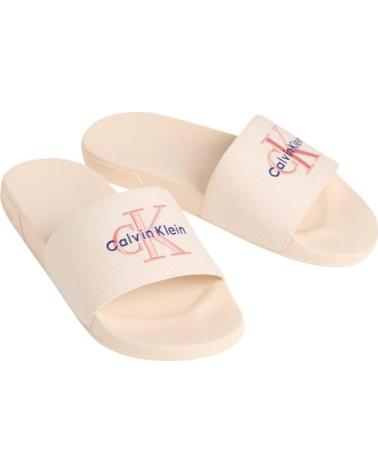 CALVIN KLEIN ESS SLIDE CV BEIGE