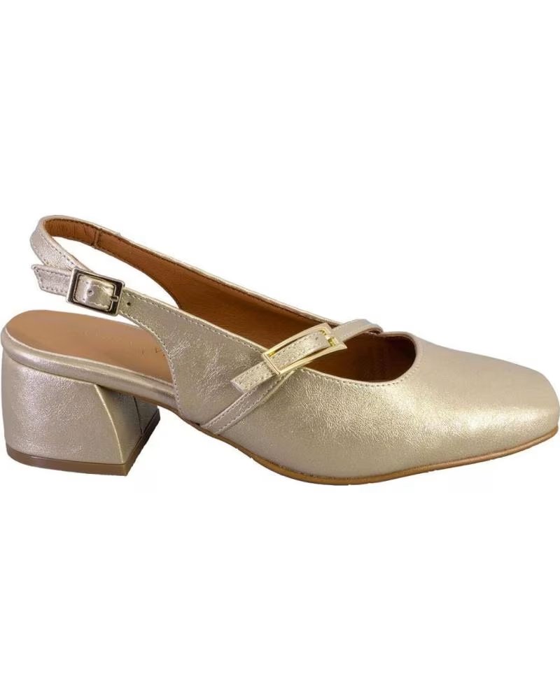 DANIELA VEGA SLINGBACK SHOES DANIELA VEGA 2788N PLATINO
