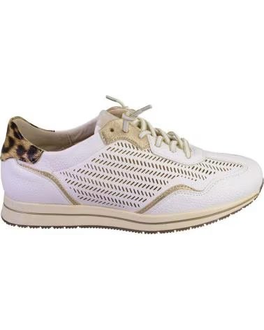 AMARPIES AMARPIES 30009 SNEAKER MIT ANIMAL-PRINT-DETAIL BLANCO