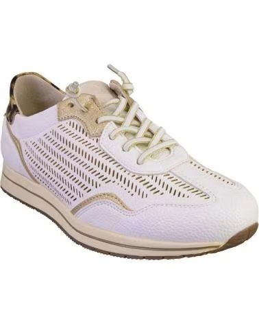 AMARPIES AMARPIES 30009 SNEAKER MIT ANIMAL-PRINT-DETAIL BLANCO