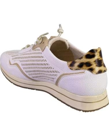 AMARPIES AMARPIES 30009 SNEAKER MIT ANIMAL-PRINT-DETAIL BLANCO