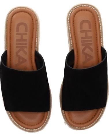 CHIKA10 SANDALIAS PLANAS MUJER BONNA 26 NEGRO