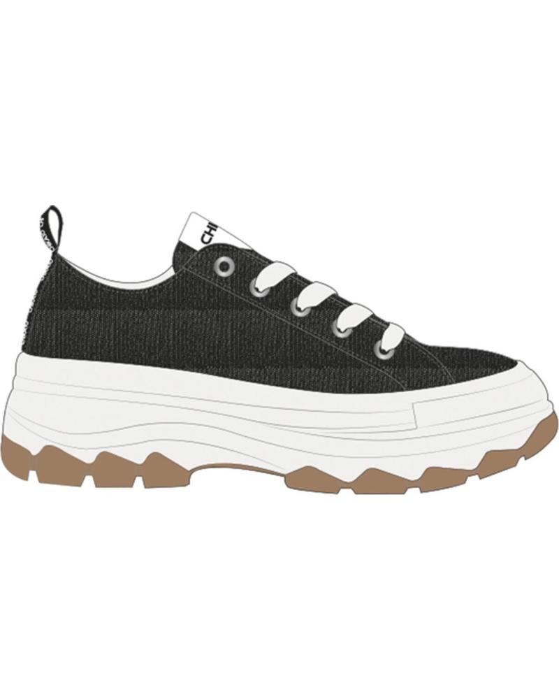 CHIKA10 CHIKA10 VANIA 04 PLATAFORMA DEPORTIVA NEGRO-BLACK