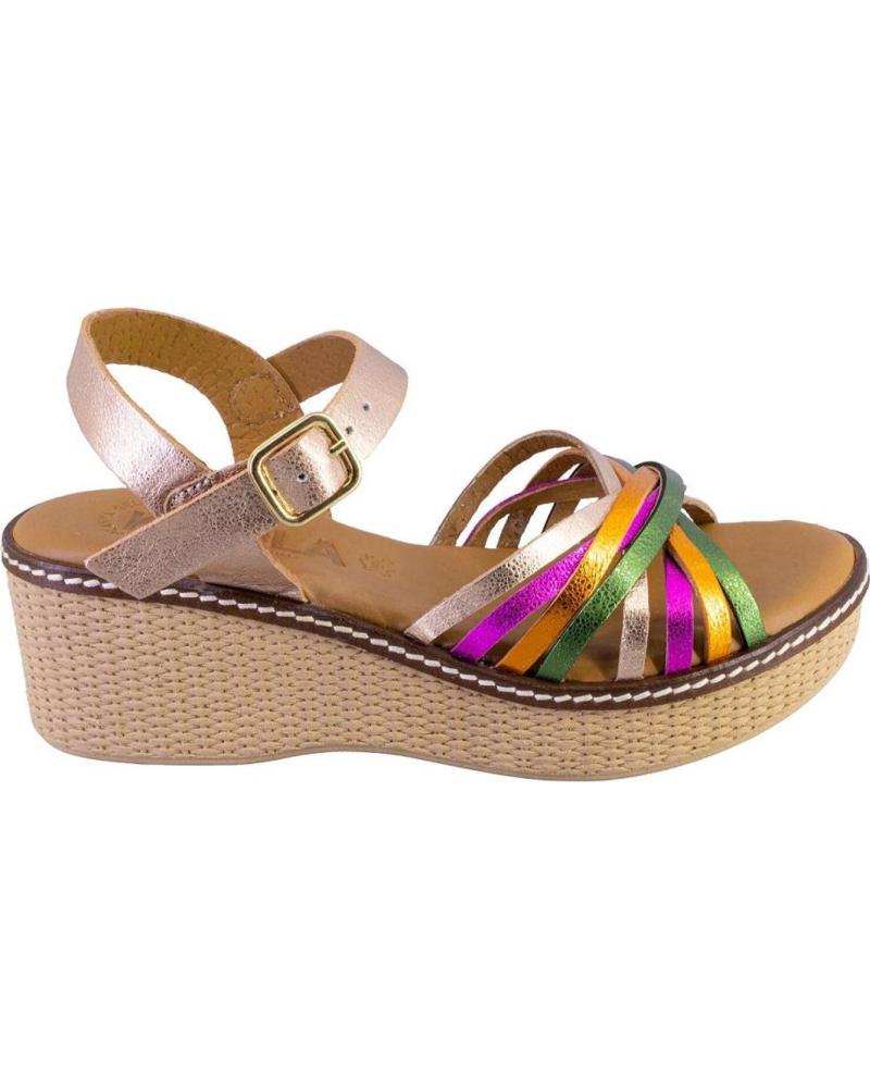 KAOLA 2655METAL SANDALIAS DE MUJER PIEL MULTICOLOR