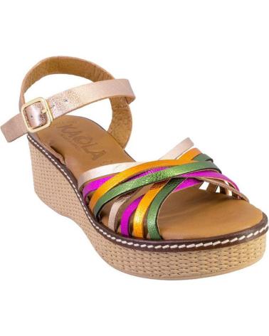 KAOLA 2655METAL SANDALIAS DE MUJER PIEL MULTICOLOR