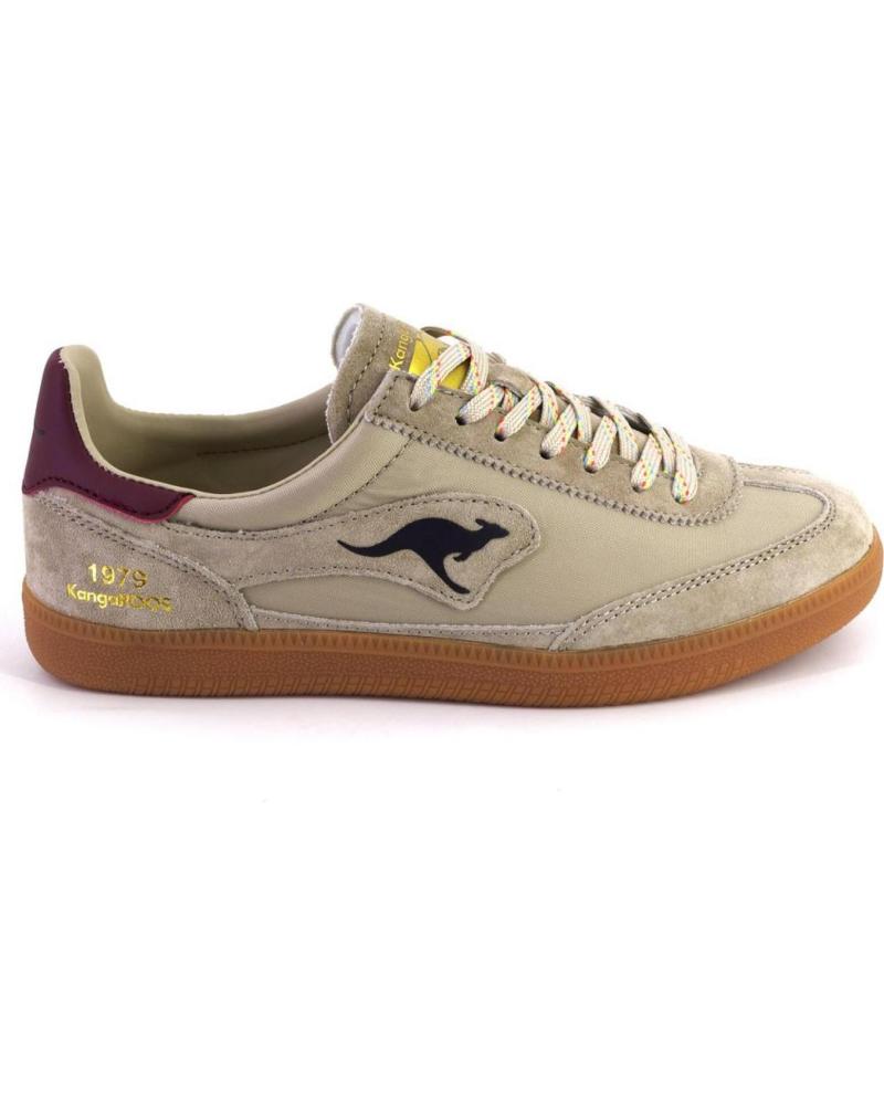 KANGAROOS 036 ZAPATILLAS CASUAL DE MUJER BEIGE