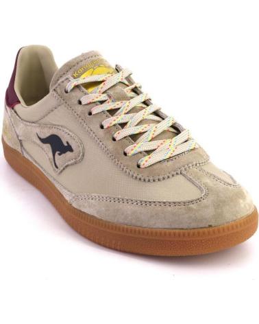 KANGAROOS 036 ZAPATILLAS CASUAL DE MUJER BEIGE