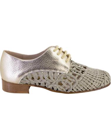 NIVAL 156503 ZAPATOS CON CORDONES DE MUJER AZUL BEIGE