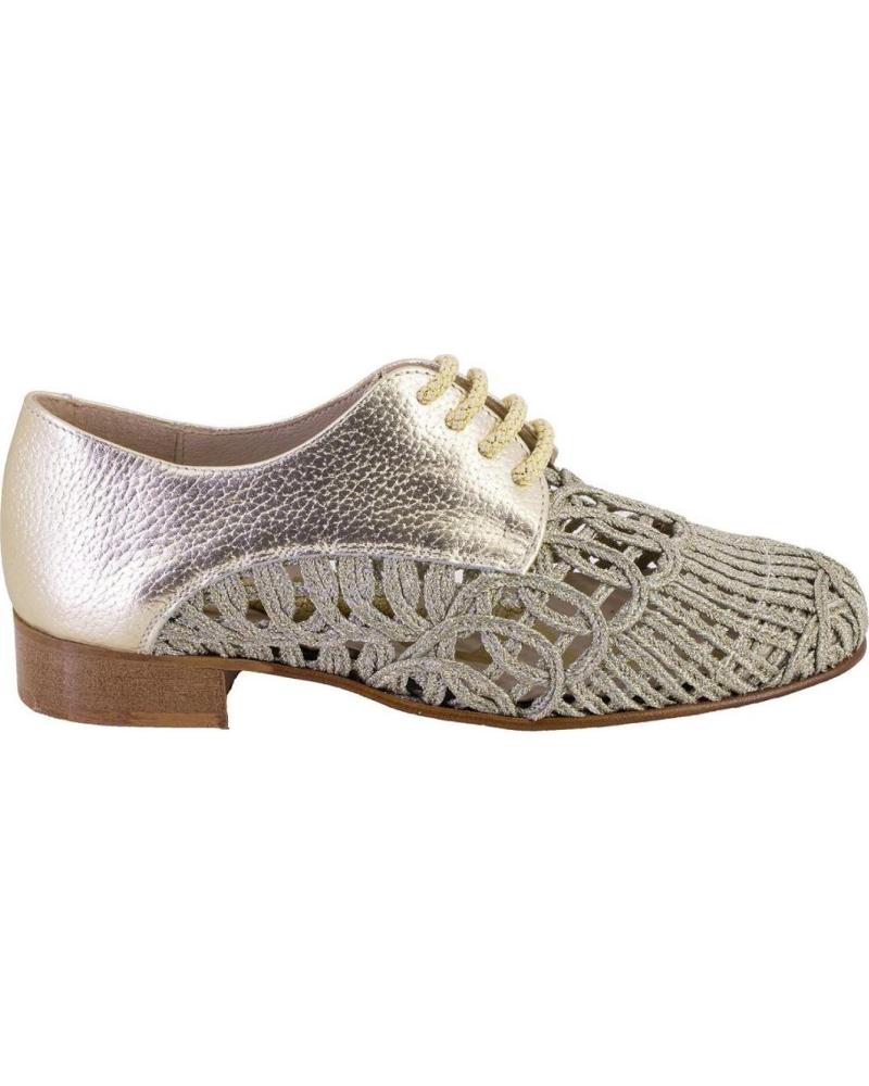 NIVAL 156503 ZAPATOS CON CORDONES DE MUJER AZUL BEIGE