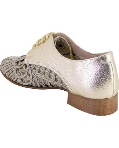 NIVAL 156503 ZAPATOS CON CORDONES DE MUJER AZUL BEIGE