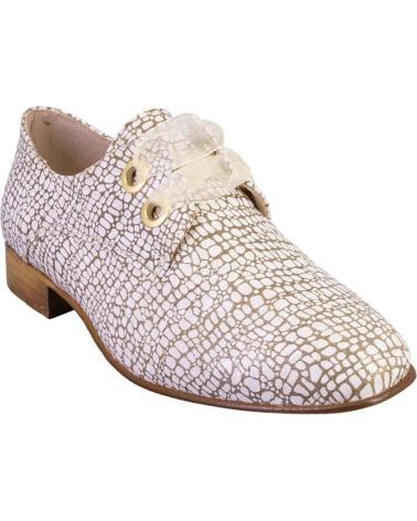 NIVAL NELY GRULLA ZAPATOS CON CORDONES DE MUJER PIEL CAMEL