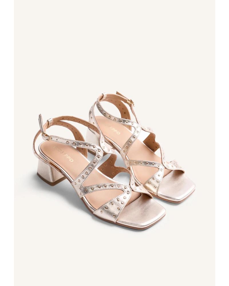 GIOSEPPO SANDALIAS MUJER TACON TACHAS WATATE 78207 DORADO