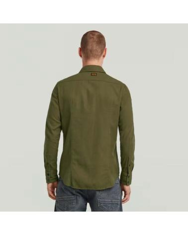 G-STAR CAMISAS HOMBRE MODELO D16861 D454 COLOR VERDE ASFALT