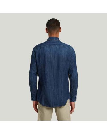 G-STAR CAMISAS HOMBRE MODELO D17431 D831 COLOR AZUL BLUE