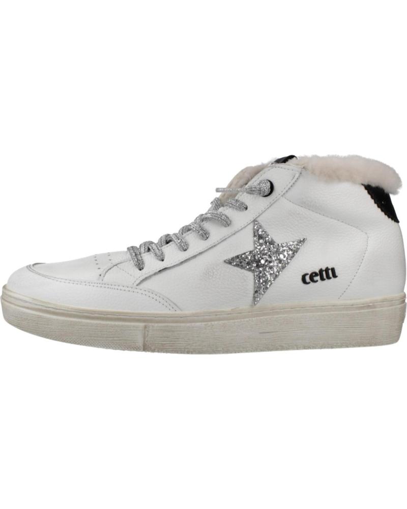 CETTI ZAPATILLAS MUJER MODELO C1333 INV26 COLOR  BLANCO