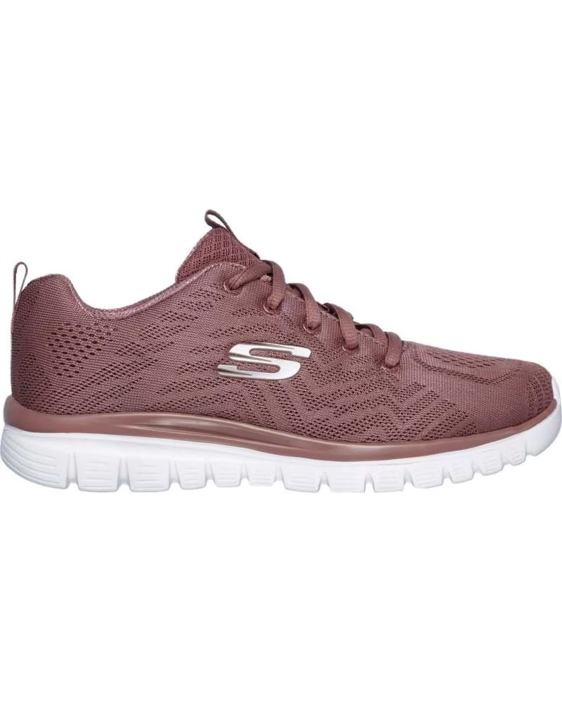 SKECHERS ZAPATILLAS 12615MVE EN PARA MUJER ROSA