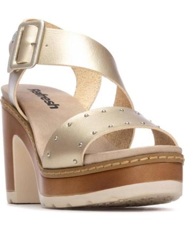 REFRESH SANDALIA DE TACÓN REFRESH 175208 ORO ORO