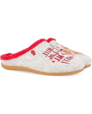 HOT POTATOES ZAPATILLAS LANDECK 61052 ESTAMPADO NAVIDEÑO BLANCO