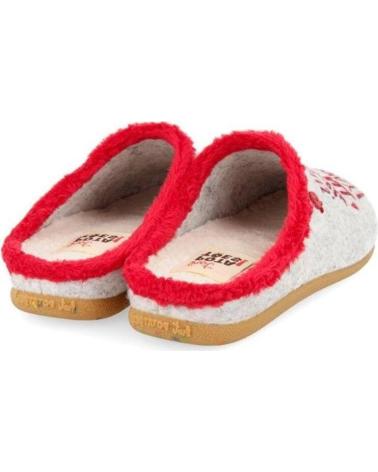 HOT POTATOES ZAPATILLAS LANDECK 61052 ESTAMPADO NAVIDEÑO BLANCO