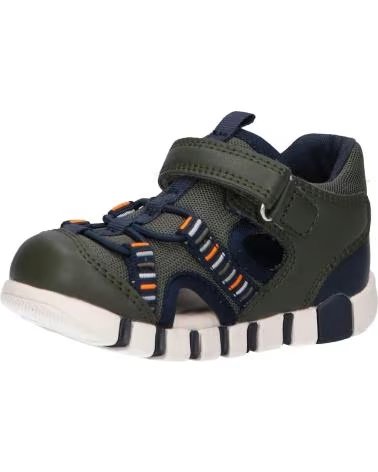 geox B655PB 0BC14 B IUPIDOO BOY C3231 DK GREEN-ORANGE