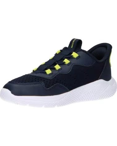 GEOX J65NQA 01454 J SPRINTYE FAST IN C0749 NAVY-LIME