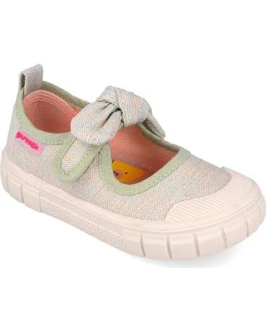GARVALIN BARFUSS-BALLERINAS AUS CANVAS MIT SCHLEIFE VERDED442