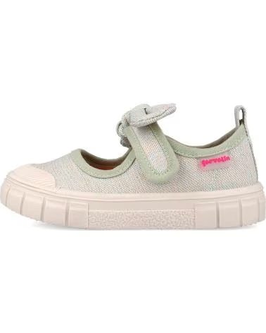 GARVALIN BARFUSS-BALLERINAS AUS CANVAS MIT SCHLEIFE VERDED442